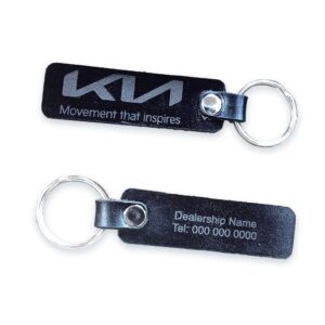 KIA SLIM STYLE CUSTOM LEATHER KEYRING (MOQ50'S)
