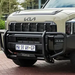 WRAP AROUND NUDGE BAR BLACK STAINLESS