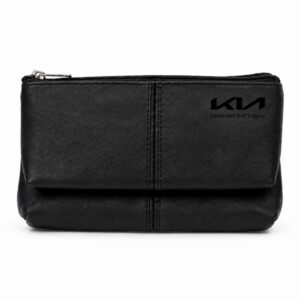 KIA LEATHER DOUBLE COSMETIC BAG